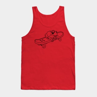 Skateboard Frog Tank Top